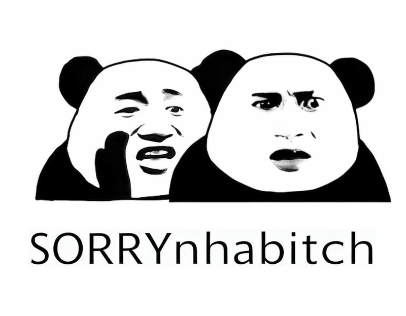 Meme gấu trúc xin lỗi sáng tạo cho cuộc trò chuyện