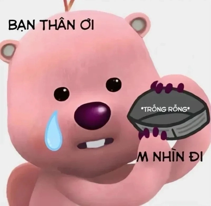 Meme hết tiền hài hước