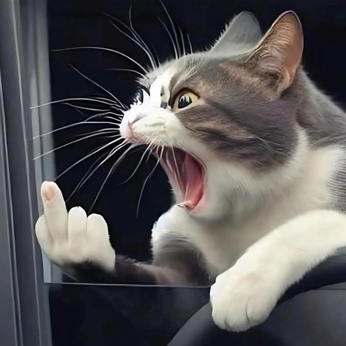 Meme ngón giữa hài hước phong cách riêng