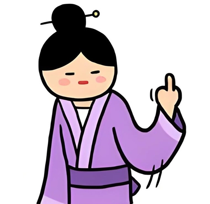 Meme ngón giữa phong cách ngầu bá cháy