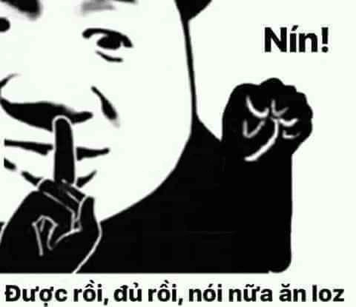 Meme nín hài hước đáng yêu