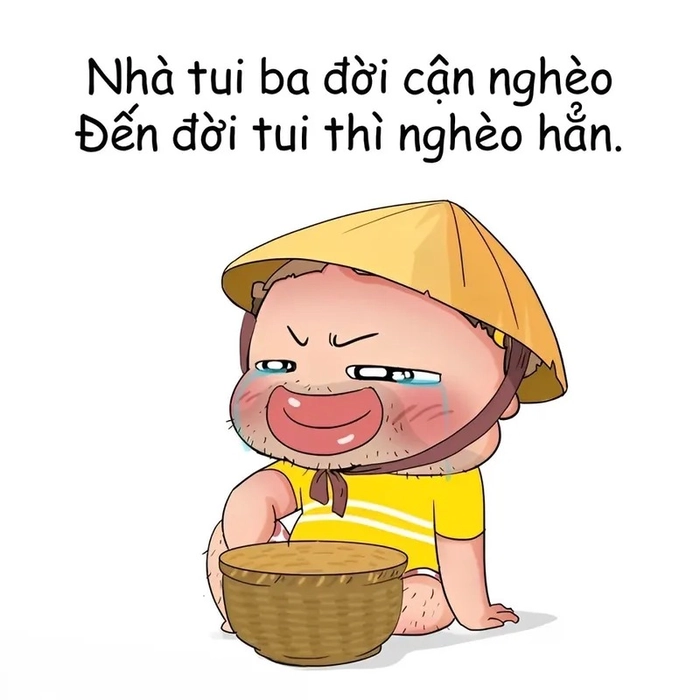 Meme tiền đâu cực dễ thương