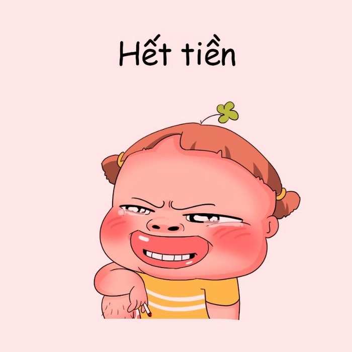 Meme ví hết tiền cực vui