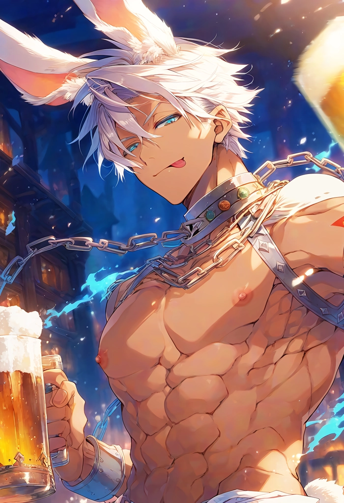 Nhân vật anime nam tóc trắng lạnh lùng