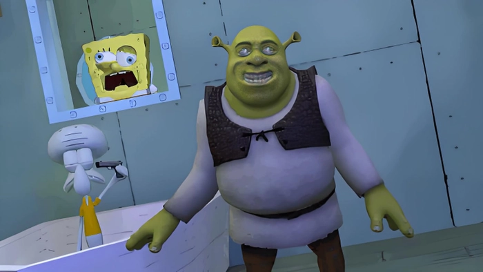 Shrek quái vật xanh meme vui nhộn