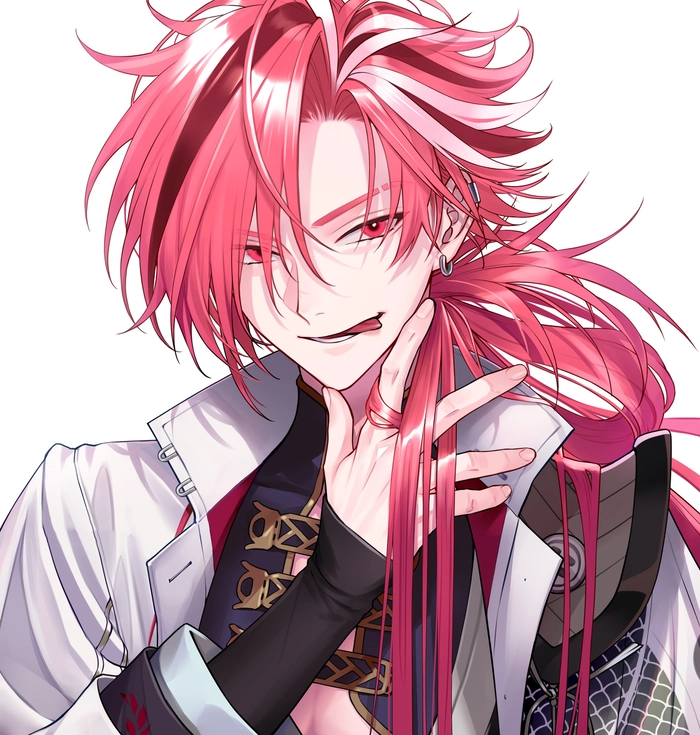 Trọn bộ ảnh anime nam tóc hồng cute