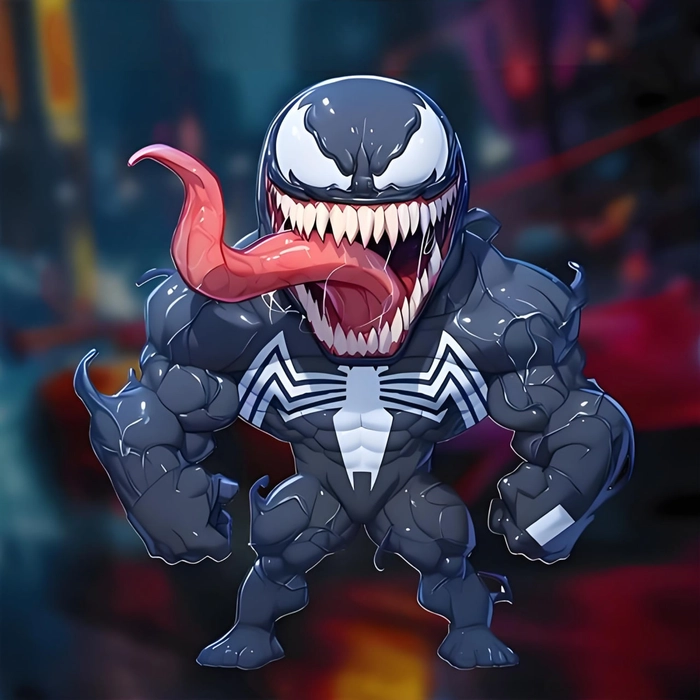 Venom chibi cute hết nấc