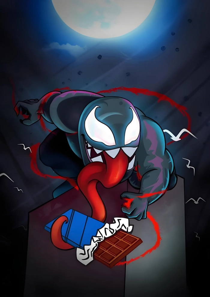 Venom chibi đáng yêu